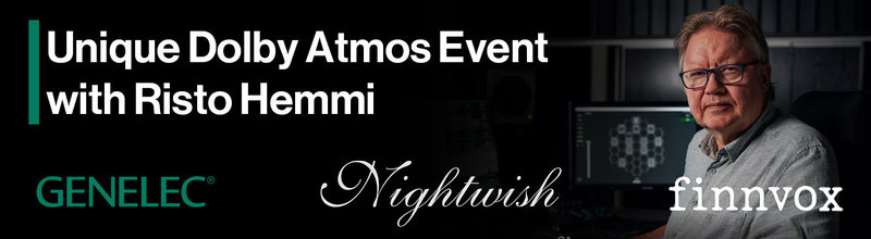 Seuraa Nightwish Atmos Mix Breakdown -tapahtumaa suorana livestreamina