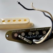 Myydn: J. Salon käsinkäämitty stratocasterin tallamikki Mod. Hot (#2004425)