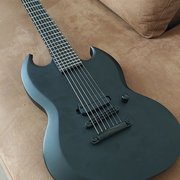 Vaihdetaan: Esp ltd Viper 7 Baritone Black Metal (#2013530)