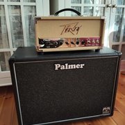 Myydn: Peavey Classic 20 nuppi (tehonpudotus 1W!) + Palmer 1x12 kaappi (#2014865)