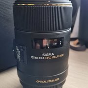 Myydn: Sigma 105mm f/2.8 EX DG OS HSM Macro -objektiivi, Canon (#2016771)
