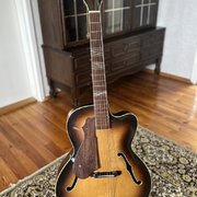 Myydn: Lignatone archtop kitara 50-luvulta - left hand / vasenkätinen (#2019927)