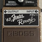Myydn: Boss FRV-1 63 Fender Reverb (#2021267)