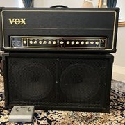 Myydn: Vox AC50CPH ja kaiutinboxi + foot switch (#2021624)