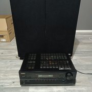 Myydn: Onkyo S-05 kaiuttimet + TX-SR308 vahvistin (#2025073)