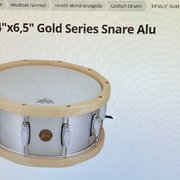 Myydn: Gretsch Drums 14"x6,5" Gold Series  Alu virveli (#2025731)