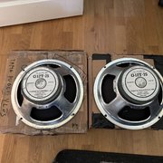 Myydn: Celestion G12T-75,  8 ohm, made in UK 1987 x 2 (#2028527)