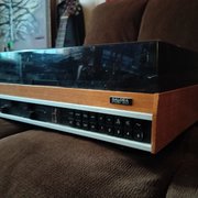 Myydn: Salora Stereo 2001 levysoitin + kaiuttimet (#2030543)