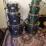 Myydn: Ludwig Usa ja Mapex Saturn III shell setit snarella tai ilman (#2029707)