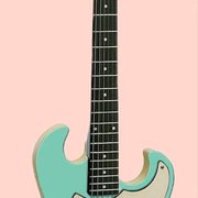 Myydn: Danelectro Dano, 1963 Reissue, väri: Aqua, vm. 2012 (#2032489)