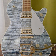 Myydään: Upea Gretsch G6129T Limited Edition Jet FT Light Blue Pearl (#2041425) Myydään: Upea Gretsch G6129T Limited Edition Jet FT Light Blue Pearl (#2041425)