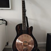 Myydään: Ortega RRG40CE-DBK Resonaattorikitara mikrofonilla (#2042842) Myydään: Ortega RRG40CE-DBK Resonaattorikitara mikrofonilla (#2042842)